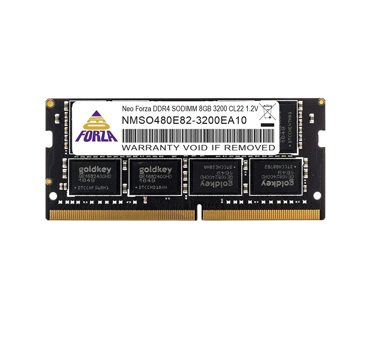 Neo Forza 8 GB DDR4 3200 MHZ CL22 NMSO480E82-3200EA10 Notebook RAMNeoForzaBellek RAMB06916