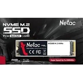 NETAC 256GB NV2000-256GB 2500- 1000MB/s M2 PCIe NVMe Gen3 Disk