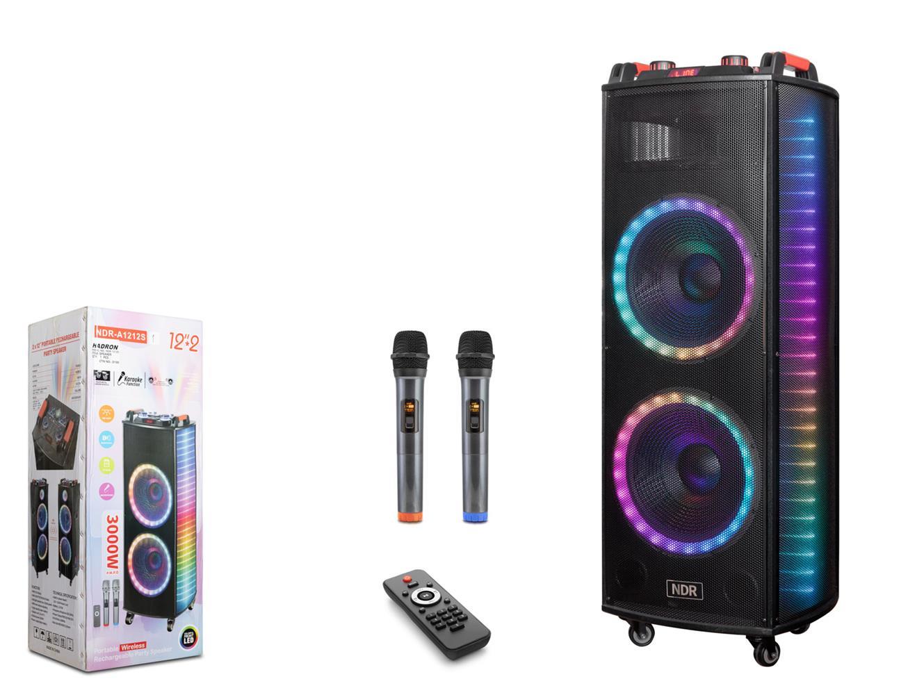 NODAR NDR1212S BLUETOTH SPEAKER 2x12