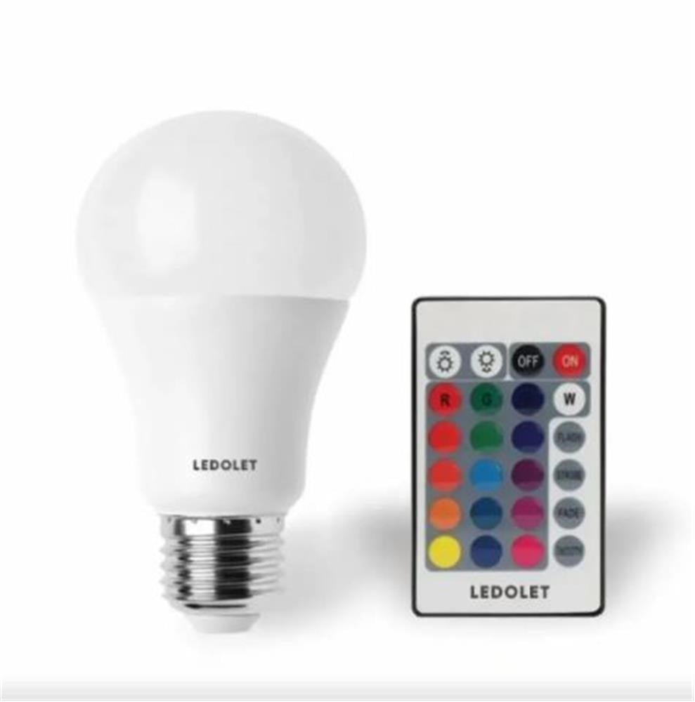 Panther Ledolet Led Ampul Kumandalı 9 W Rgb