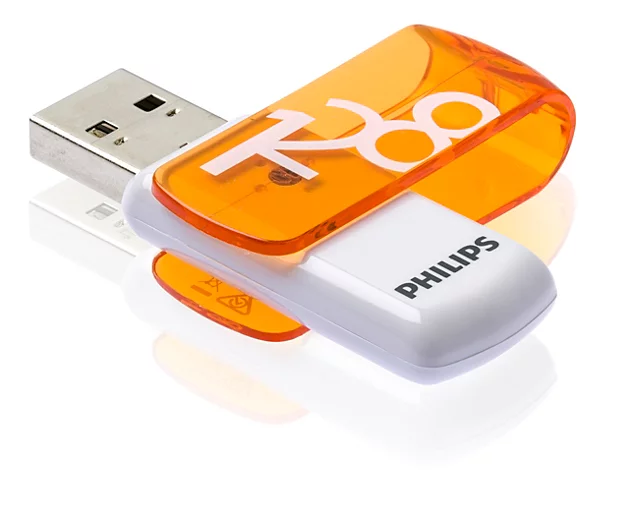 PHILIPS 128GB USB 2.0 Vivid FM12FD05B/00 Turuncu Taşınabilir Bellek
