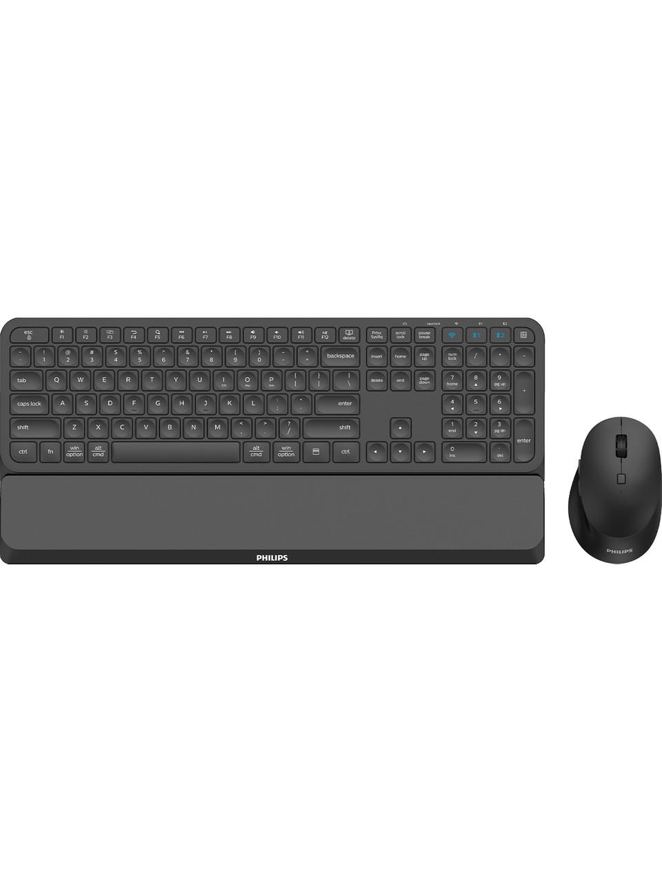 PHILIPS KABLOSUZ  KLAVYE&MOUSE SET SPT6607 SİYAH
