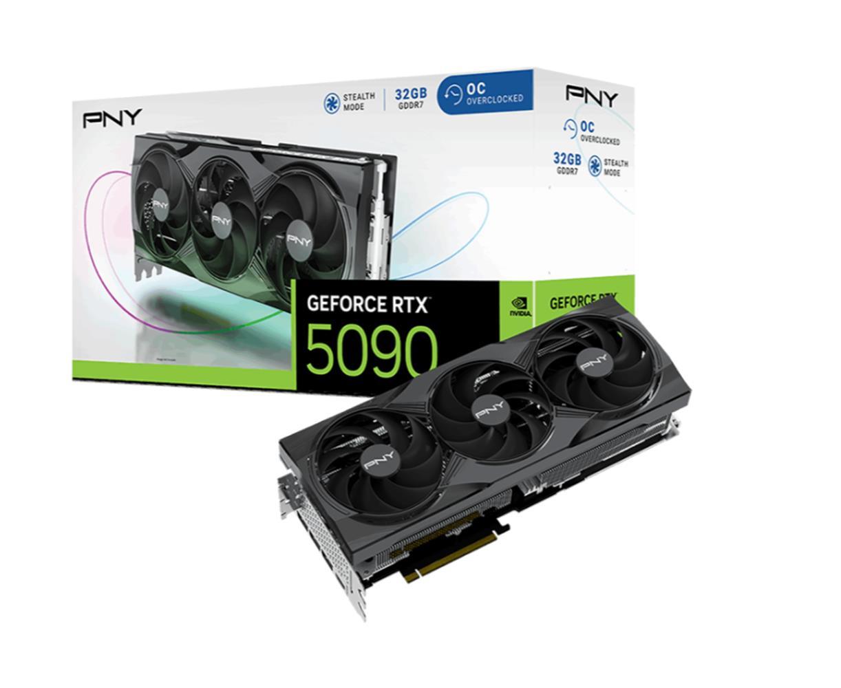 Pny GeForce RTX5090 32GB Overclocked GDDR7 512Bit (VCG509032TFXPB1-O) Ekran Kartı