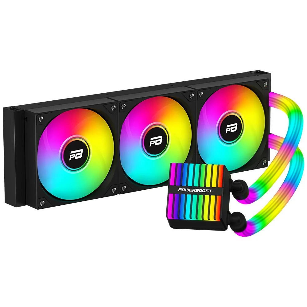POWERBOOST 360MM LEGEND 360B PB-LCS-YS360-B ARGB AM5-1851p Sıvı Soğutmalı İşlemci Fanı