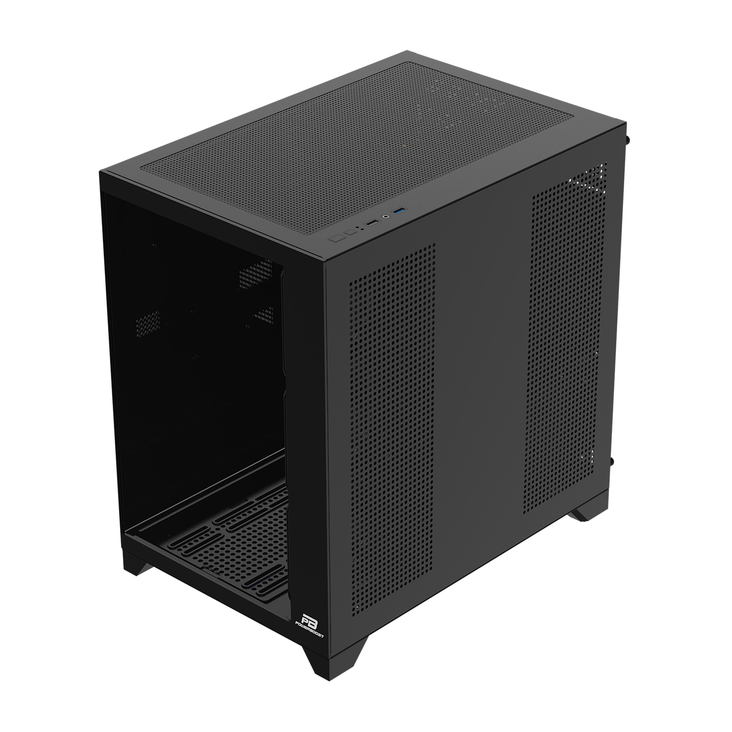POWERBOOST 750W 80+ BRONZE PB-C9025B 4-ARGB Fanlı Gaming Mid-Tower PC Kasası