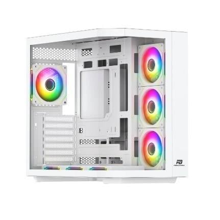 PowerBoost PBA4375W-750W 80+ Bronze 7*12cm ARGB Fanlı USB 3.0 Seaview Gaming Beyaz Kasa