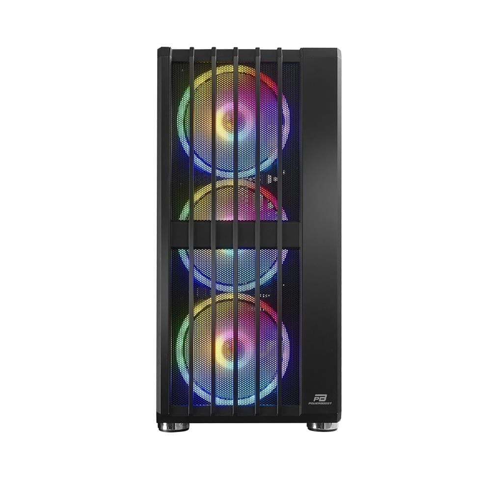 POWERBOOST VK-H002B 4-ARGB Fanlı Gaming Mid-Tower PC Kasası