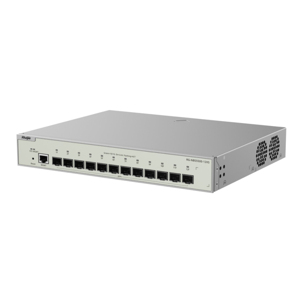 RUIJIE REYEE RG-NBS5500-12XS 12 Port GigaBit, 12X10G SFP, Yönetilebilir Switch  Metal Kasa
