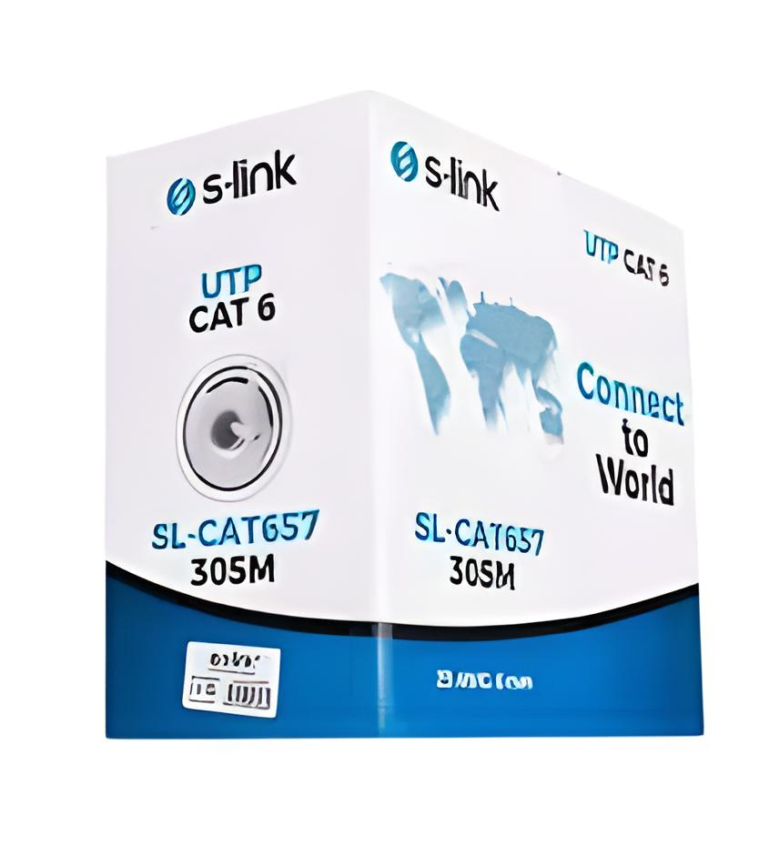 S-LINK CAT6 Utp 23AWG 305m Kablo SL-CAT657.S-LINKCat6 Kablolar1-40861