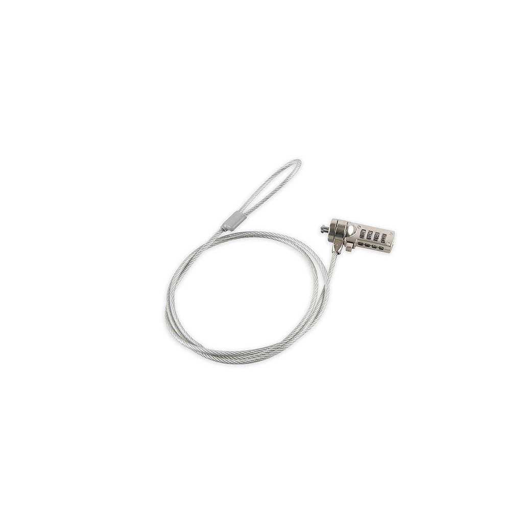 S-LINK SL-S202, Şifreli Notebook Kilidi, 110cm, Kaplamalı Çelik Kablo.