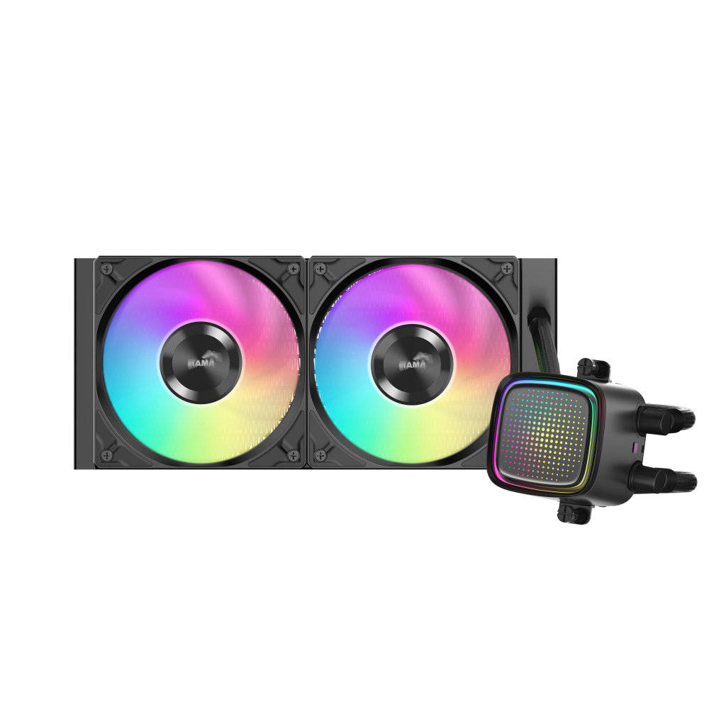 SAMA L50-240BK, Black, 240mm, 2x120mm ARGB Fan, CPU Sıvı Soğutma