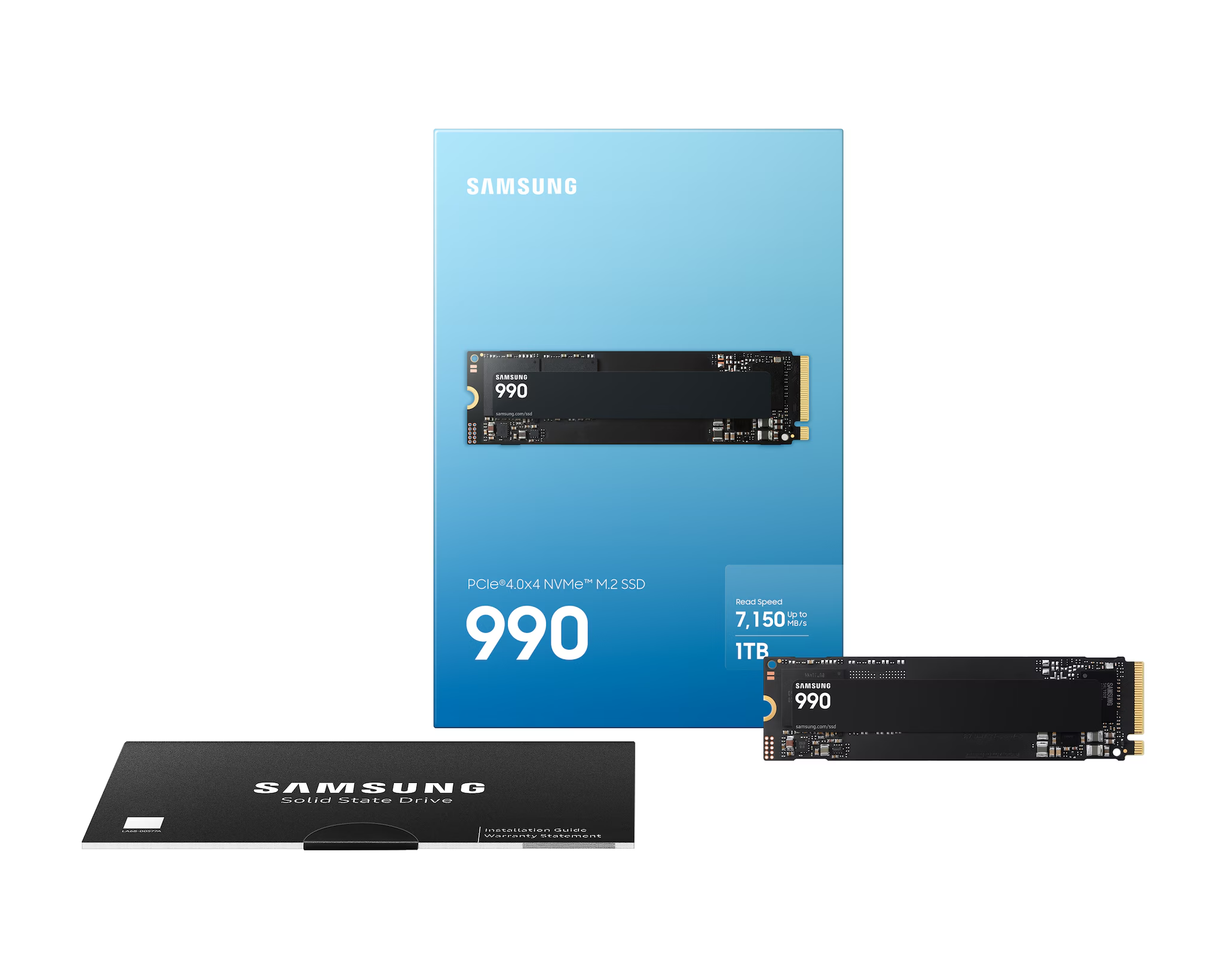 SAMSUNG 1TB 990  MZ-V9V1T0BW 7150-6450MB/s M2 NVME GEN4 Disk