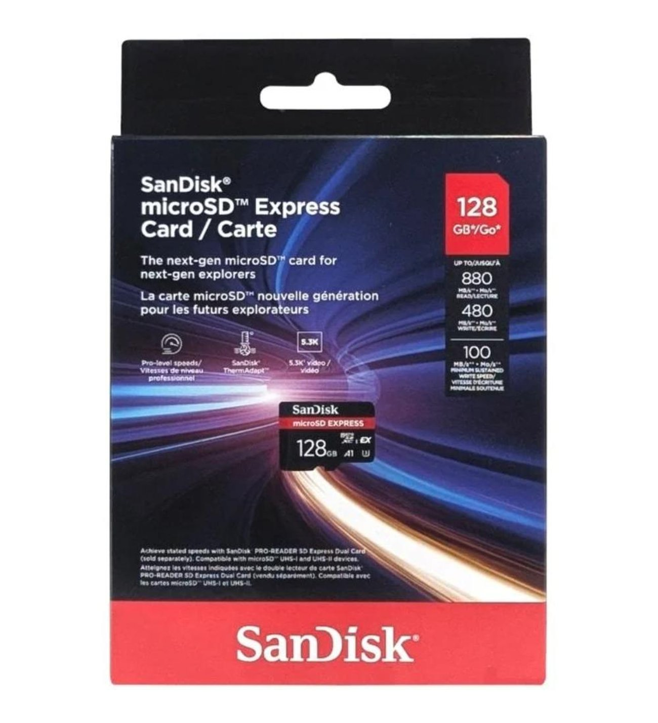 SANDISK 128GB EXPRESS SDSQXFN-128G-GN4NN U3 A1 480MB/s microSD Hafıza Kartı