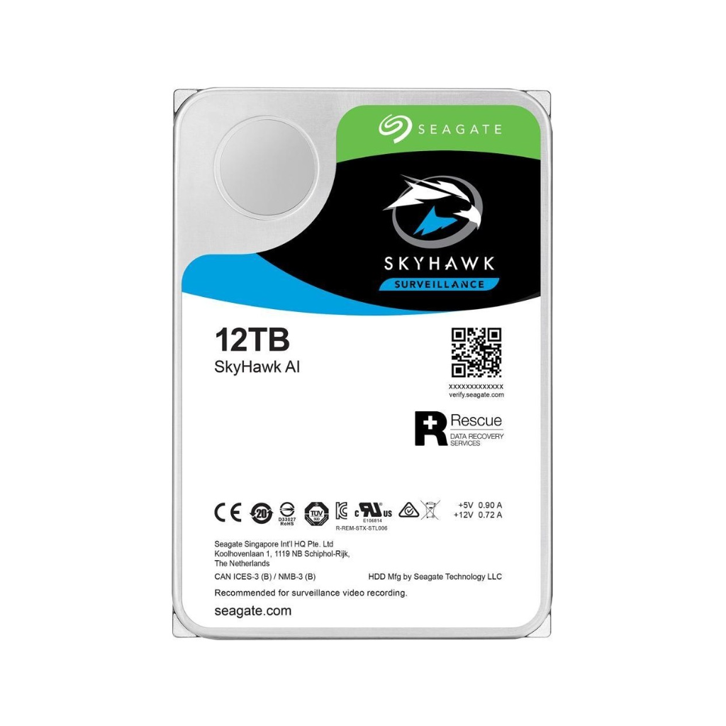 SEAGATE SKYHAWK AI, ST12000VE001, 3.5