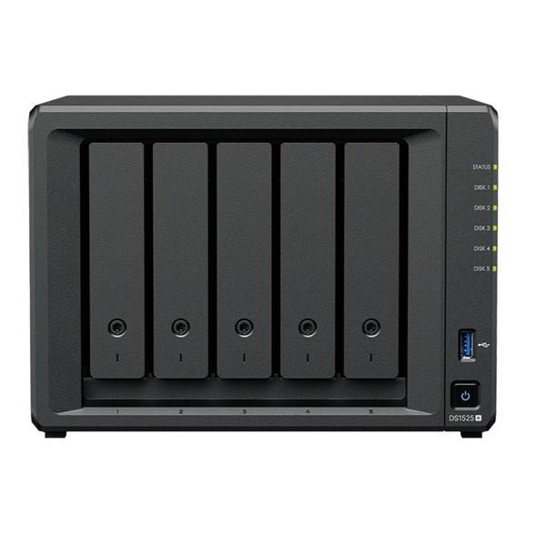 SYNOLOGY DS1525 PLUS RYZEN V1500B 8GB RAM- 5-diskli Nas Server (Disksiz)