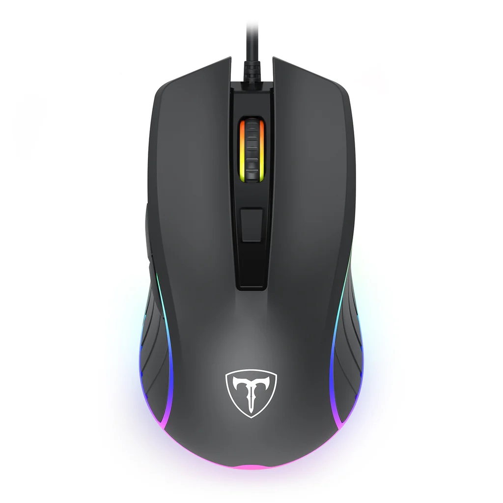T-DAGGER T-TGM115 ZEPHYR, Cool Backlight, USB Kablolu, 7200DPI, Gaming Mouse
