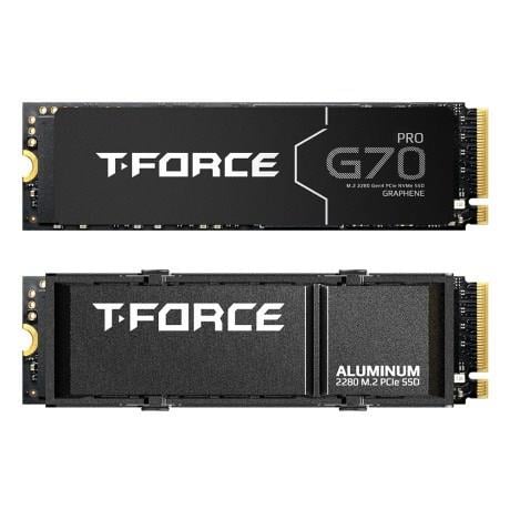 TEAM 1TB T-FORCE G70 PRO TM8FFH001T0C129 7400-6600MB/s M2 NVME GEN4 DİSK SOĞUTUCULU