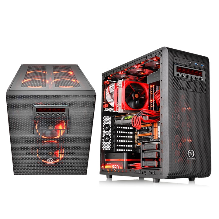 THERMALTAKE Commander F6 AC-024-BN1NAN-A1 RGB LCD Ekranlı Multi Fan Kontrol Ünitesi