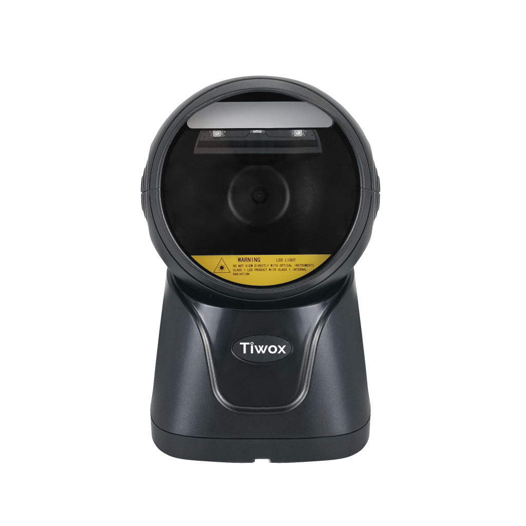 Tiwox VS-240, Masaüstü Tipi, Laser, 2D Karekod, USB Kablolu, Barkod Okuyucu