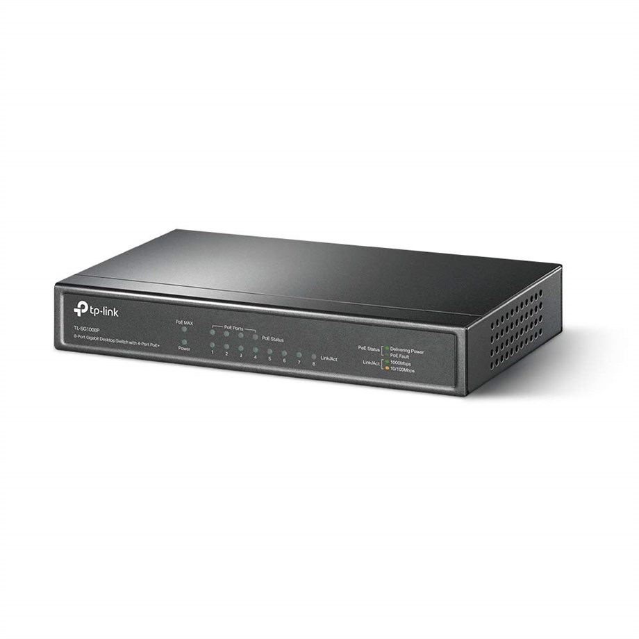 TP-LINK TL-SG1008P 8 PORT GBIT SWITCH+4P POETp-LinkSwitchB04517