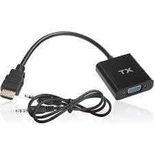TX HDMI TO VGA VE SES AKTİF DİJİTAL-ANALOG DÖNÜŞTÜRÜCÜSÜTXÇeviriciler ve AdaptörlerB05484