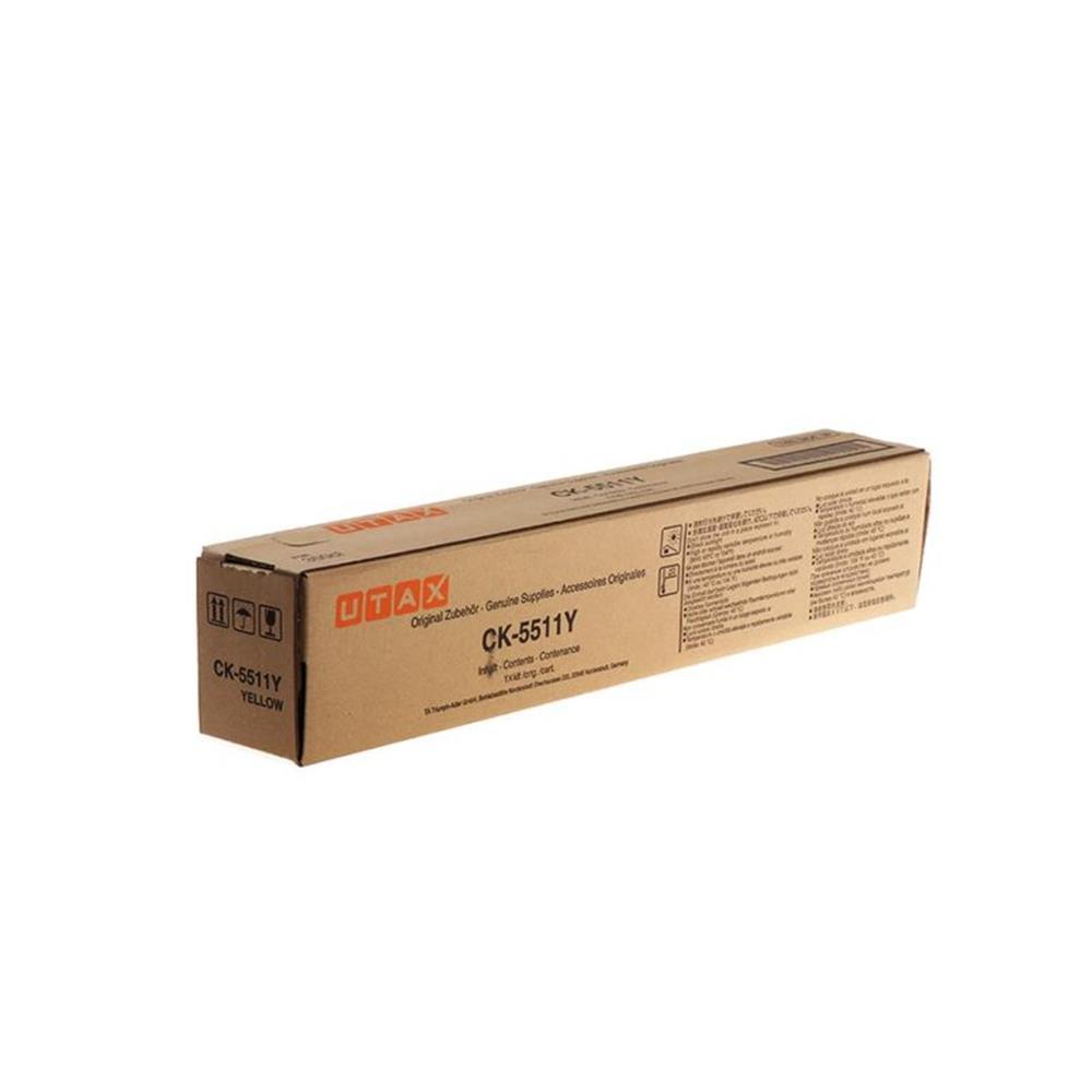 Utax CK-5511Y Yellow Sarı Orjinal Fotokopi Toneri 350ci 12.000 Sayfa 