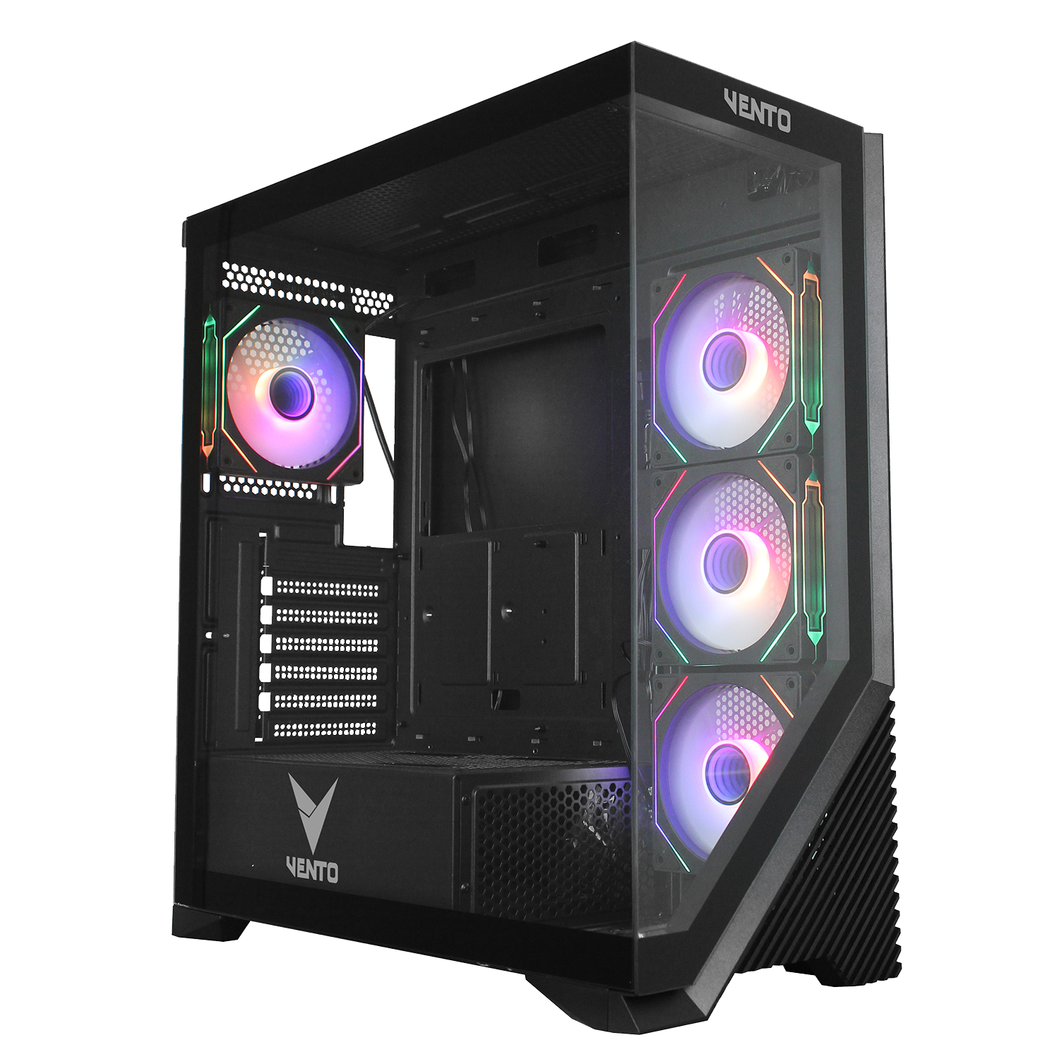 VENTO 850W 80+ BRONZE VG4202FLA Gaming E-ATX PC Kasası 360mm Soğutma Desteğ