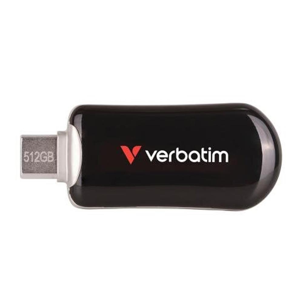 VERBATIM 64GB Plectra 30224 TYPEC USB 3.2 Bellek Siyah 100MB/s