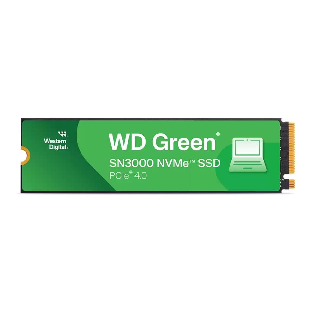 Wd 1TB Green SN3000 WDS100T4G0E 5000-4200MB-s PCIe NVMe M.2 SSD Disk