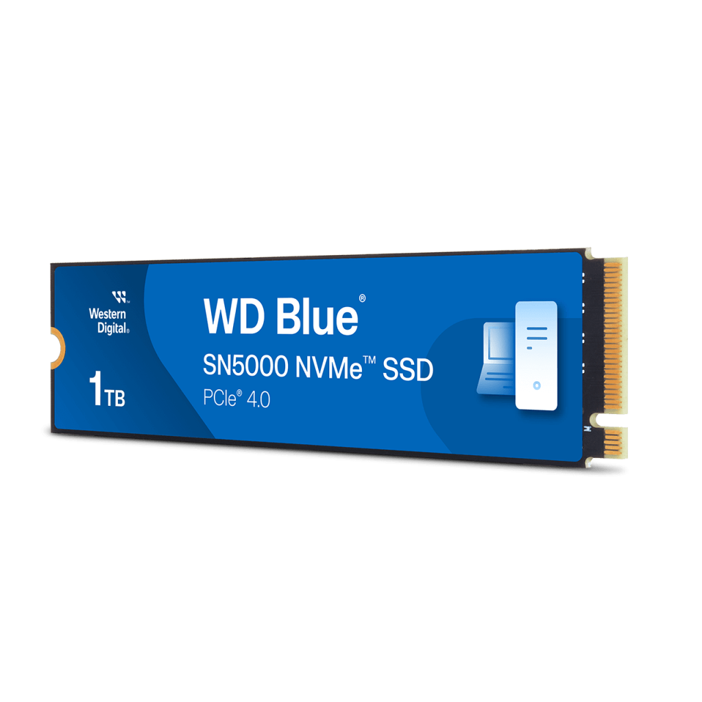 WD Blue SN5000, WDS100T4B0E, 1TB, 5150/4900, Gen4, NVMe PCIe M.2 2280,  SSD
