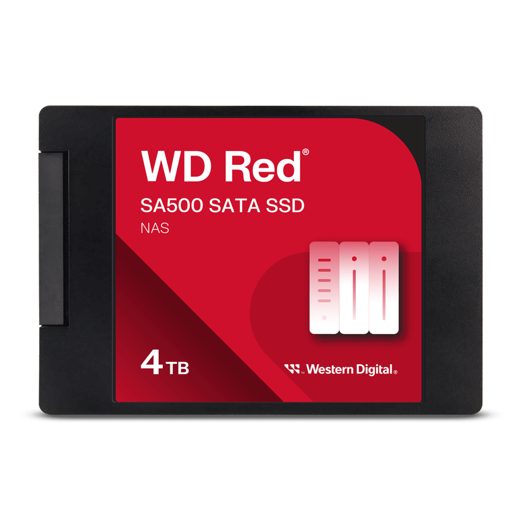 WD Red SA500, WDS400T2R0A, 4TB, 560/530, SERVER ve NAS için Enterprise, 2,5
