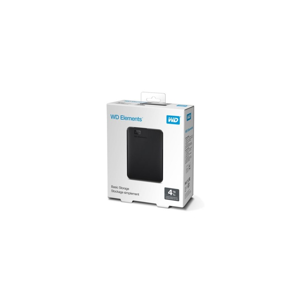 WD WDBU6Y0040BBK-WESN, Elements, 4TB, 2.5
