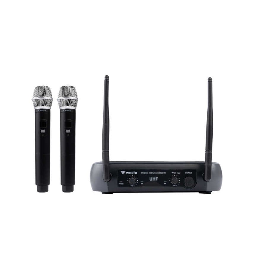 WESTA WM-102H 1 RECEIVER 2 HANDHELD MİKROFON SETİ