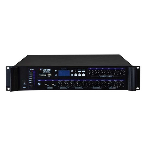 WESTA WM-2350U 6-bölgeli 100V-350w Mixer Amfi