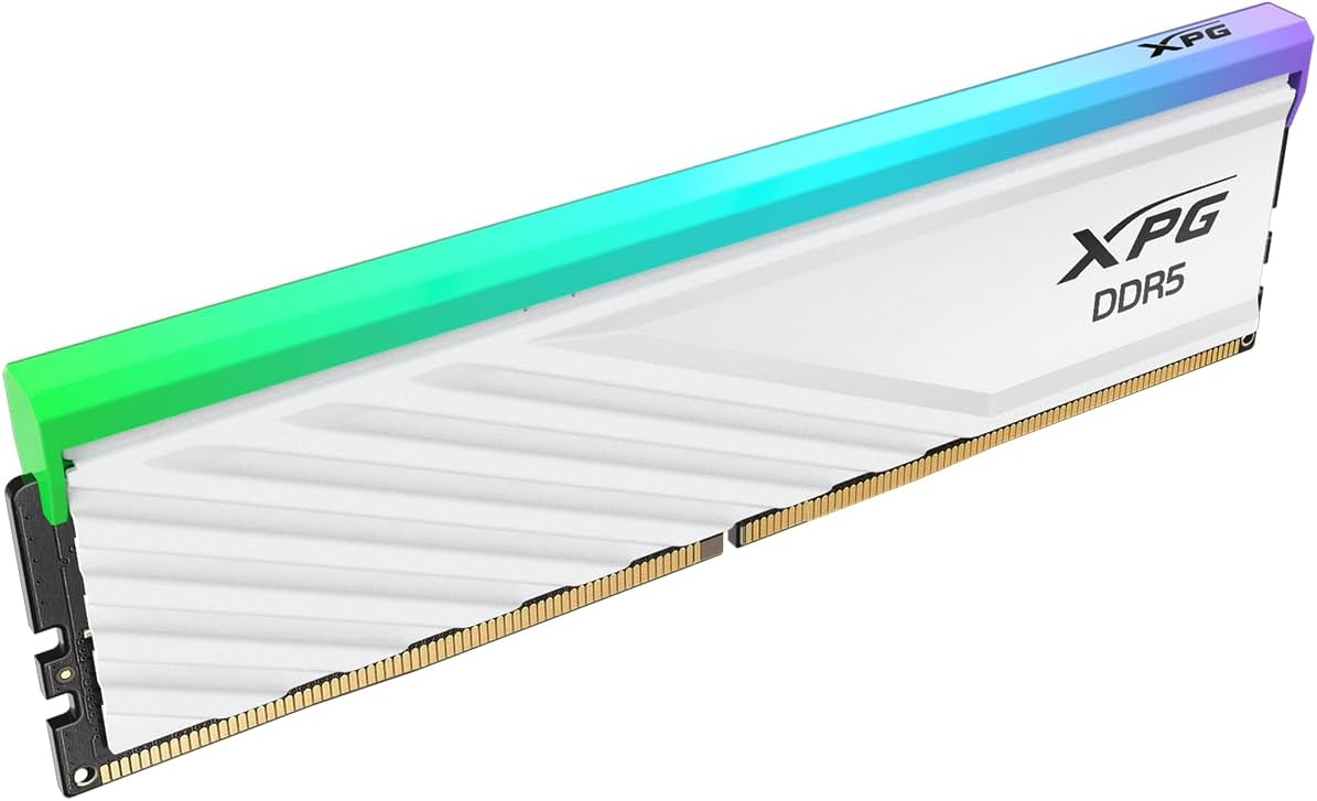 XPG 32GB (2X 16GB) DDR5 6400MHZ CL32 RGB DUAL KIT PC RAM BEYAZ LANCER BLADE AX5U6400C3216G-DTLABRWH