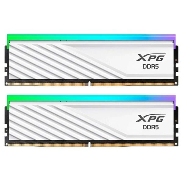 XPG 48GB (2X 24GB) DDR5 6000MHZ CL30 RGB DUAL KIT PC RAM LANCER BLADE BEYAZ AX5U6000C3024G-DTLABRWH