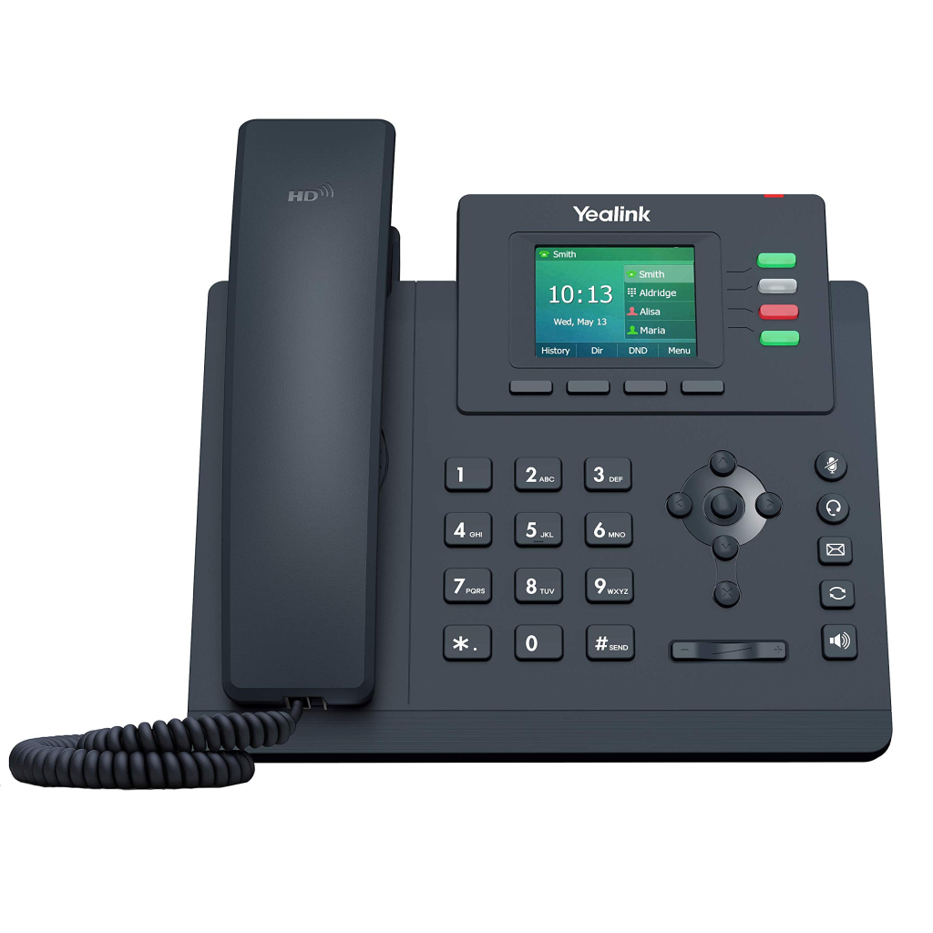 YEALINK SIP-T33G, Masaüstü, Kablolu IP TELEFON, Siyah, 2.4