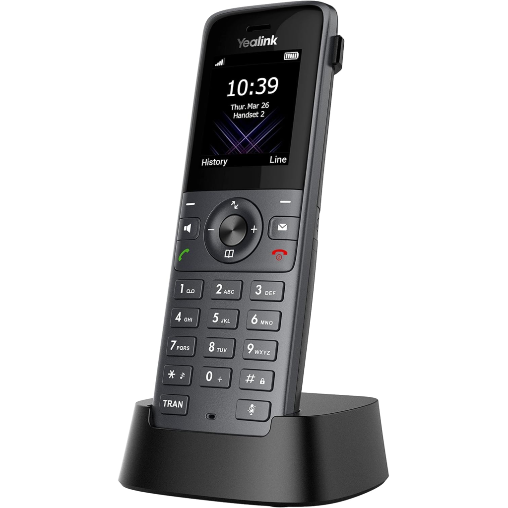 YEALINK W78H, Dect, Kablosuz IP TELEFON, Siyah, 2.4