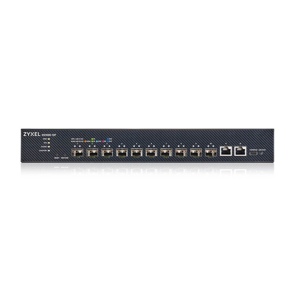 ZYXEL 10-10GbE SFP+ / 2-10GbE Uplink Layer 3 Yönetilebilir Switch XS1935-12F