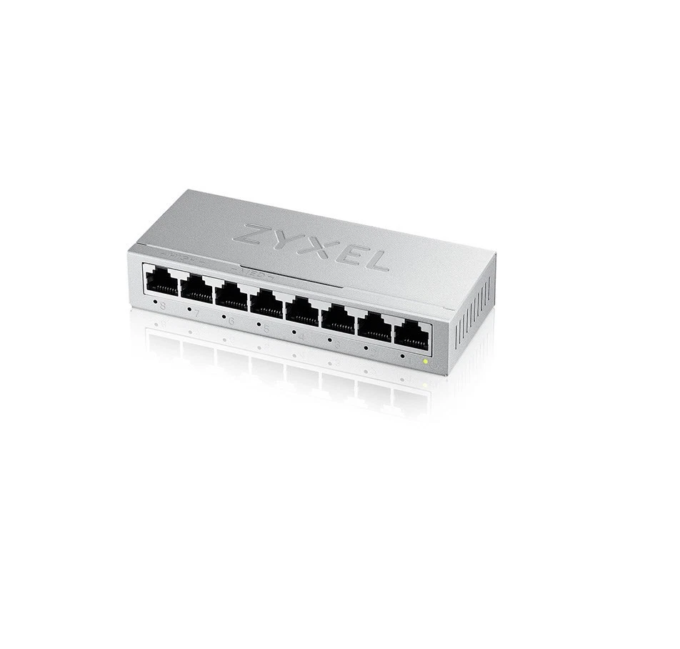 Zyxel GS-108B V5 8 Port 10/100/1000 Mbps Gigabit SwitchZyxelSwitchB06666