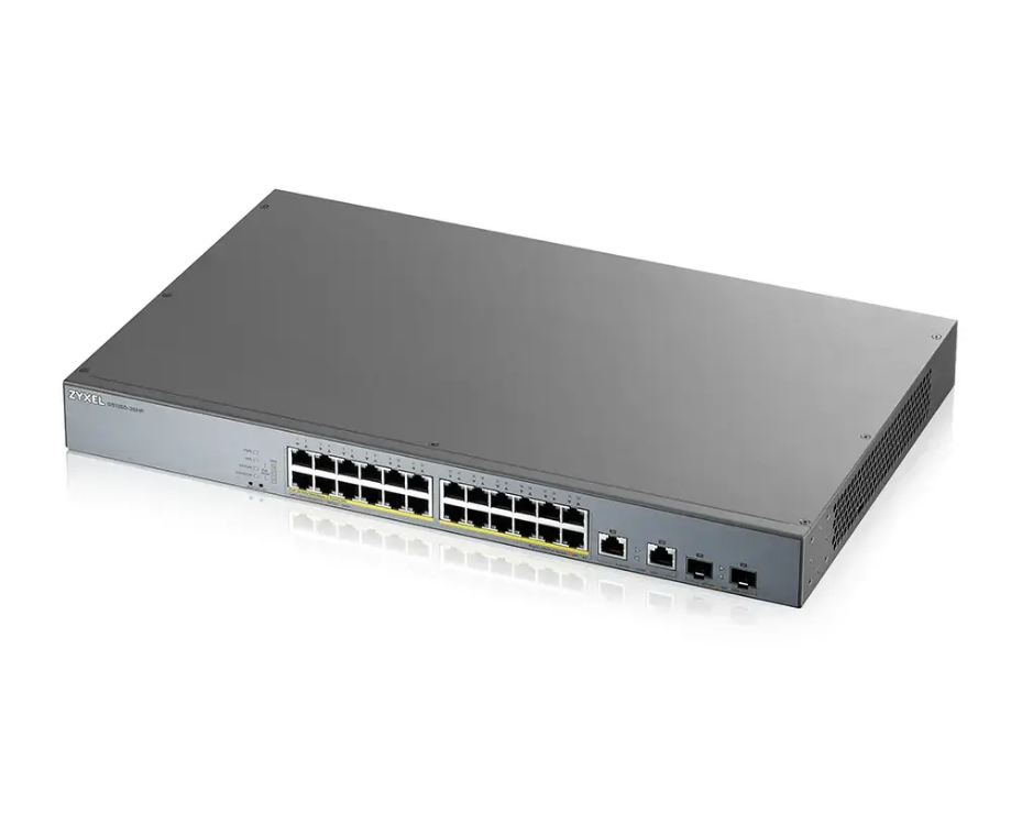 Zyxel GS1350-26HP 24 Port 10/100/1000 Mbps Gigabit SwitchZyxelSwitchB06431