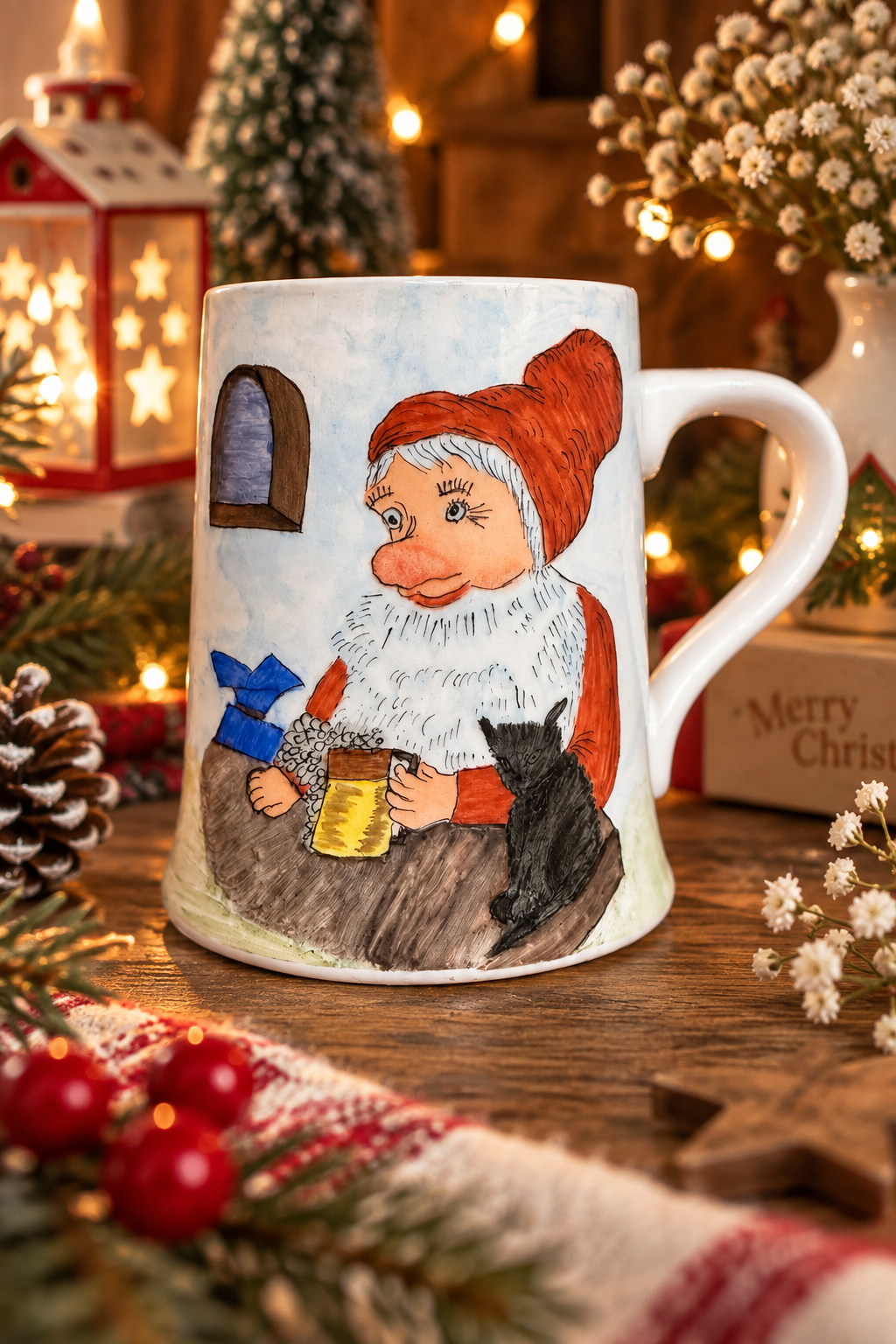 1975 Kaiser Christmas Tale - Vintage Alman Porselen Kupa