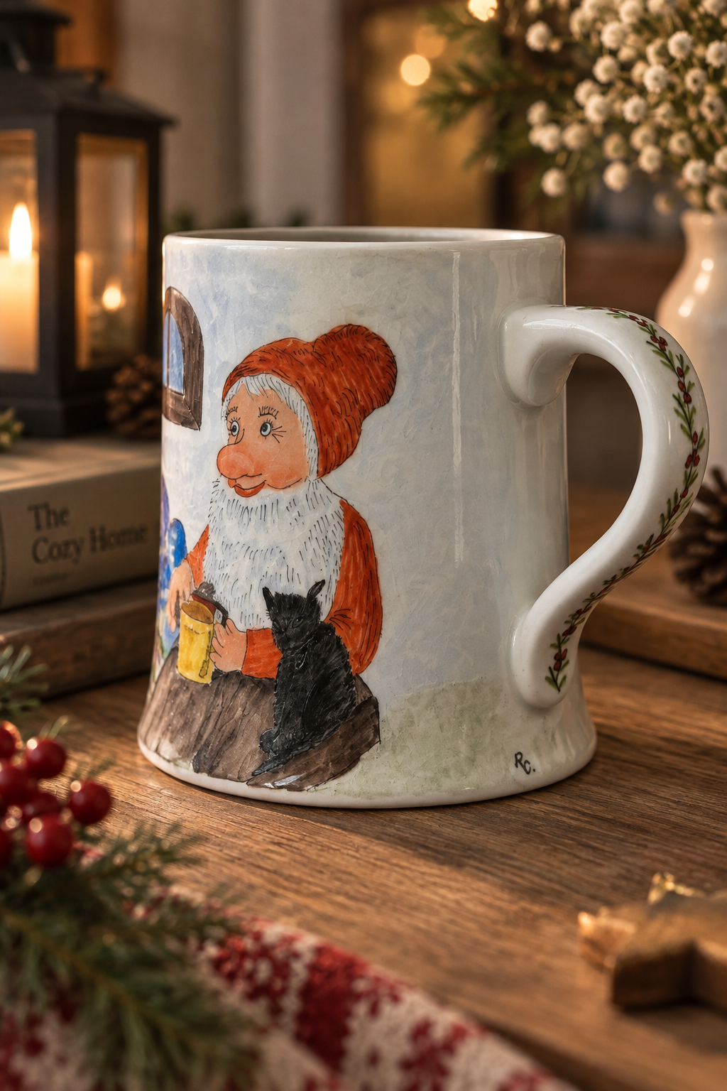 1975 Kaiser Christmas Tale - Vintage Alman Porselen Kupa