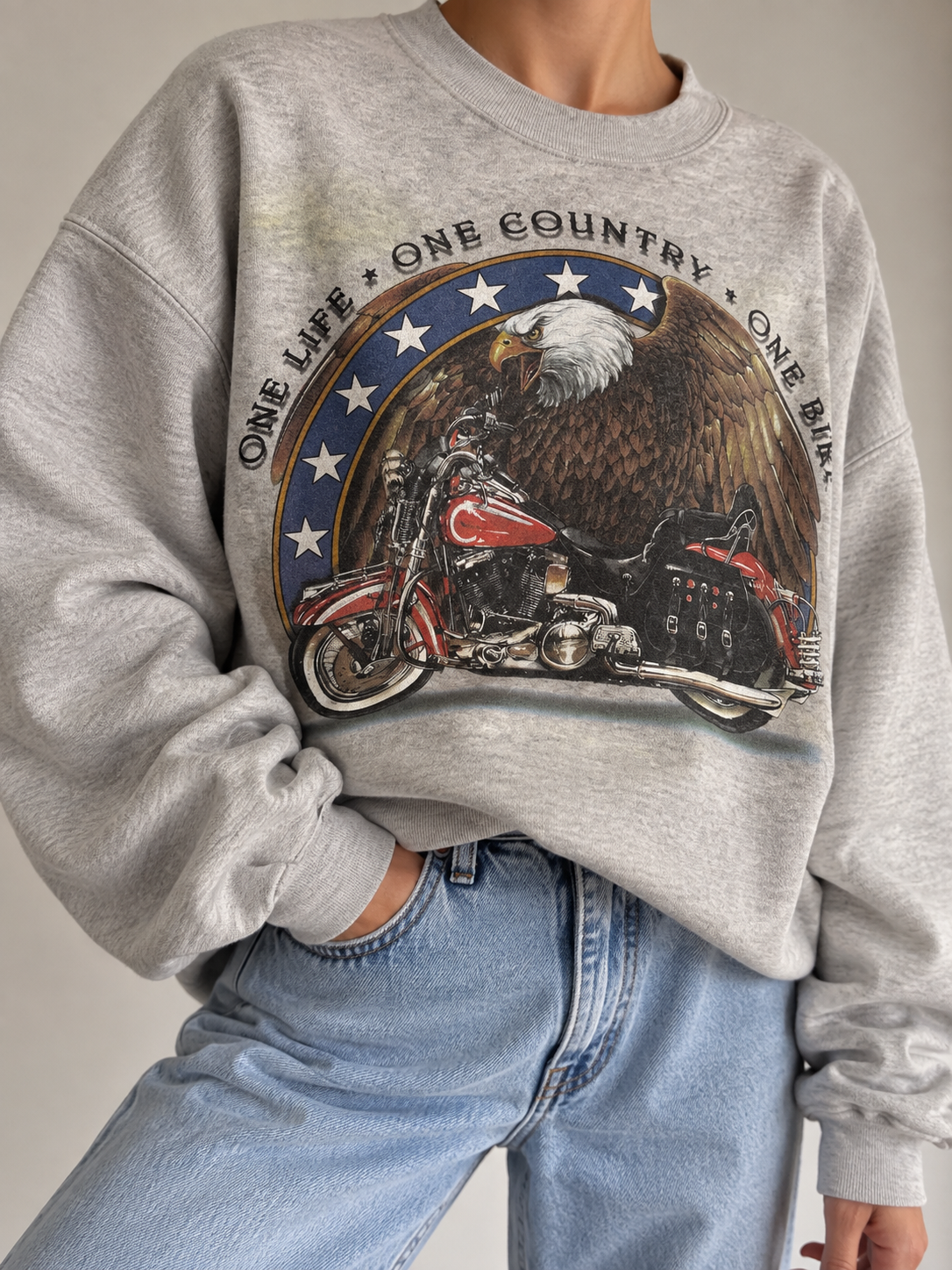 1980s Eagle Motorcycle Sweatshirt