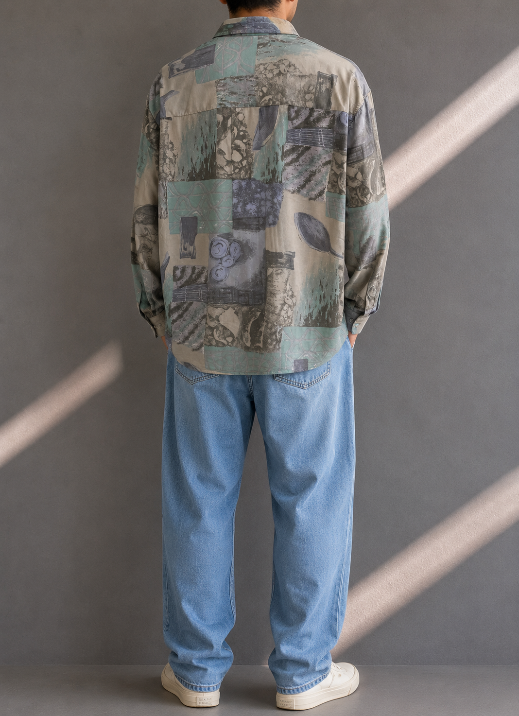 1990s Artistic Oversize Gömlek