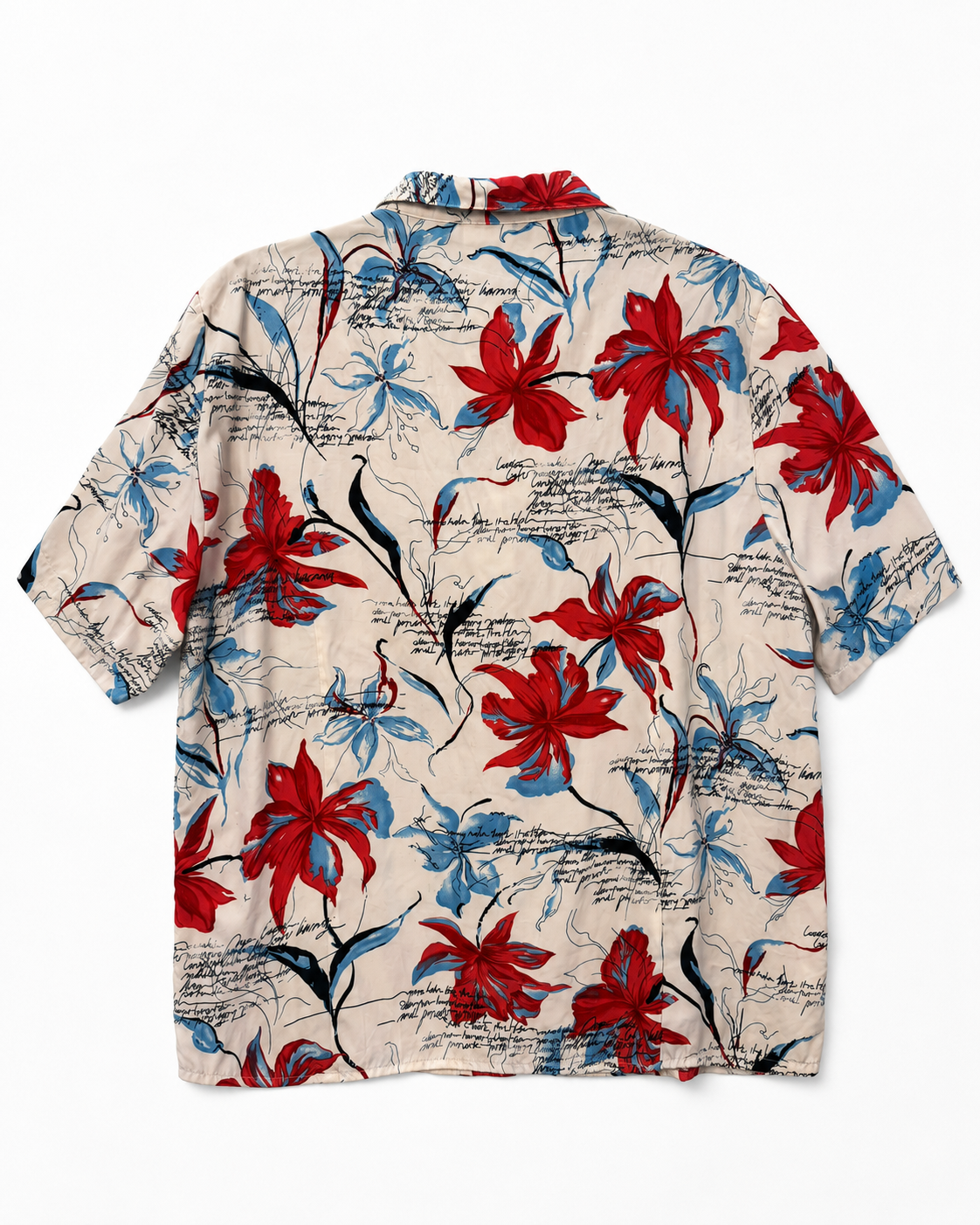 1990s Dökümlü Hawaii Gömlek