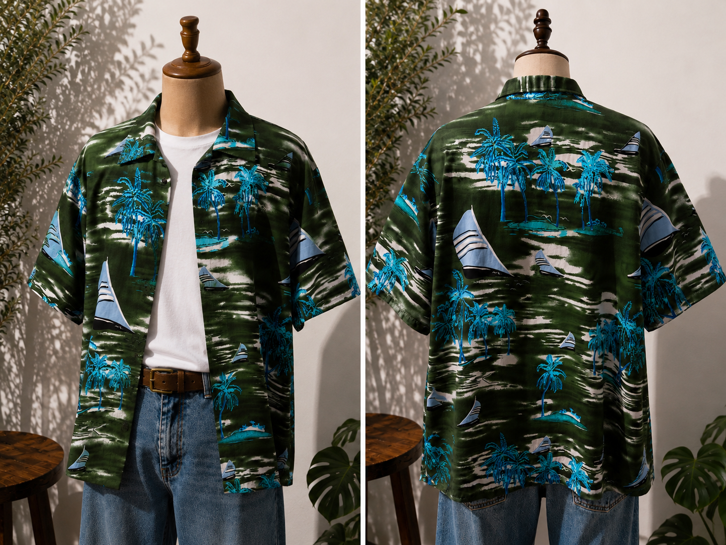 1990s Hawaii Gömlek