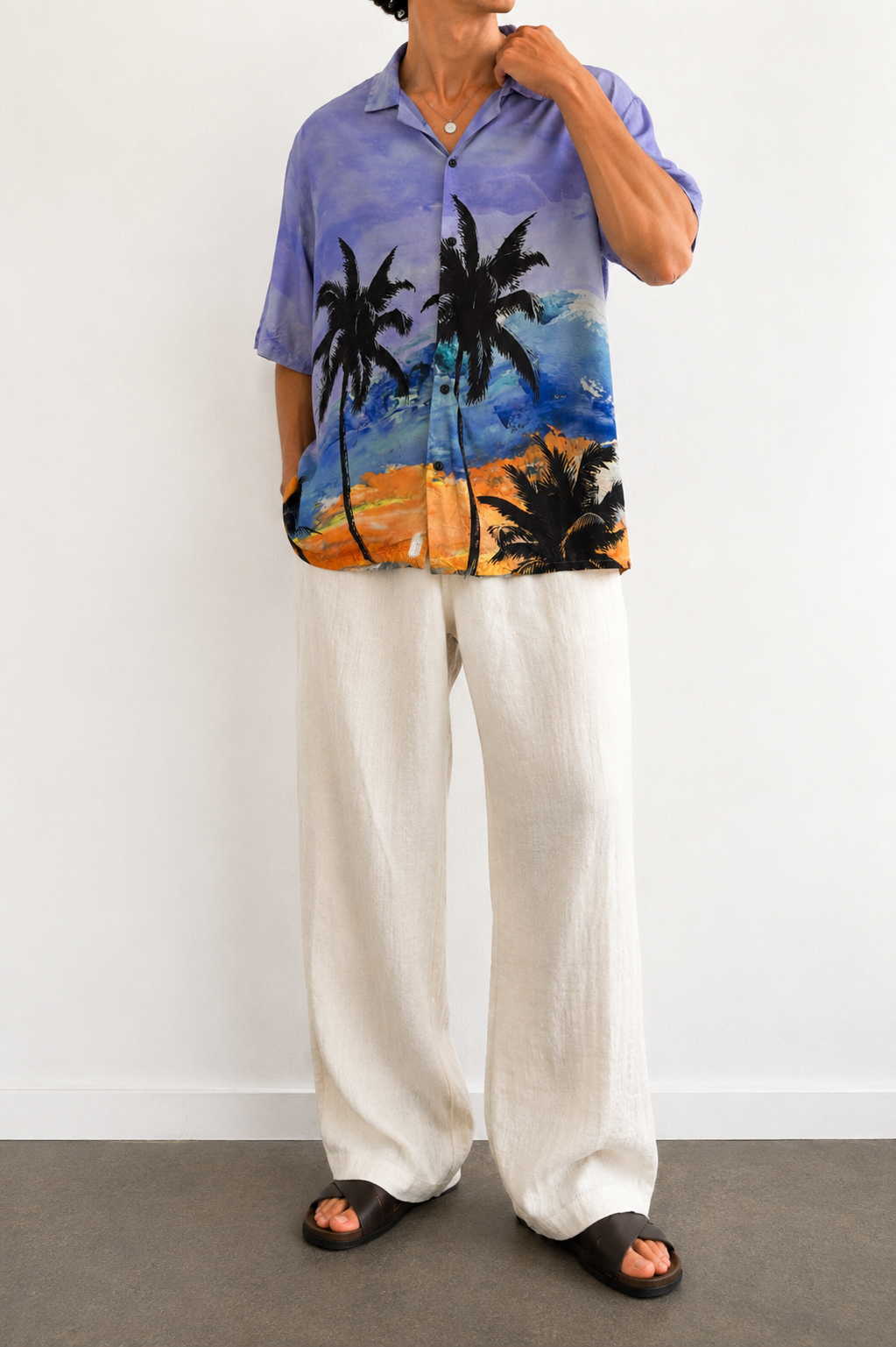 1990s Oversize Hawaii Gömlek