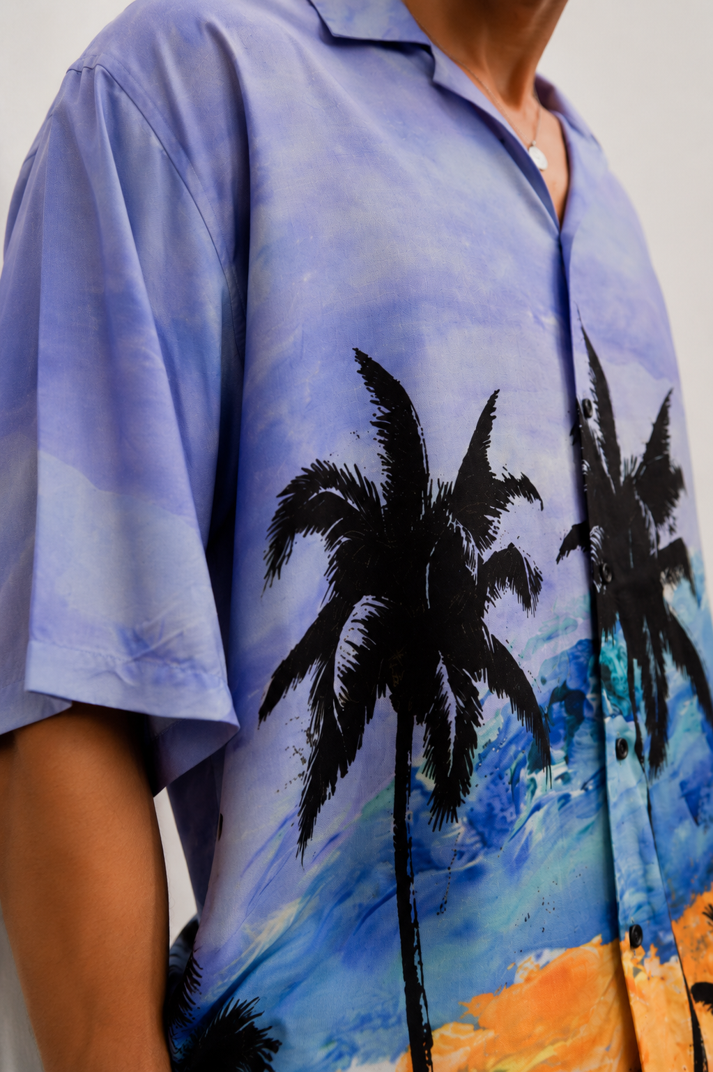 1990s Oversize Hawaii Gömlek