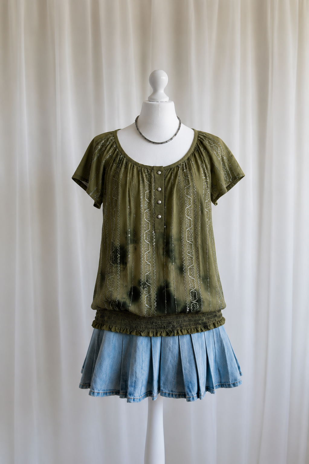 2000s Boho Blouse